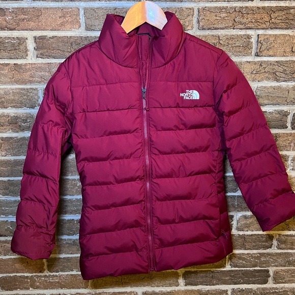 The North Face Women's Size Small Aconcagua 3 Jacket 600 Down Fill Beetroot Red - Picture 2 of 7